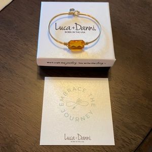 Luca + Danni Dylan Bracelet in Brass/Sunflower